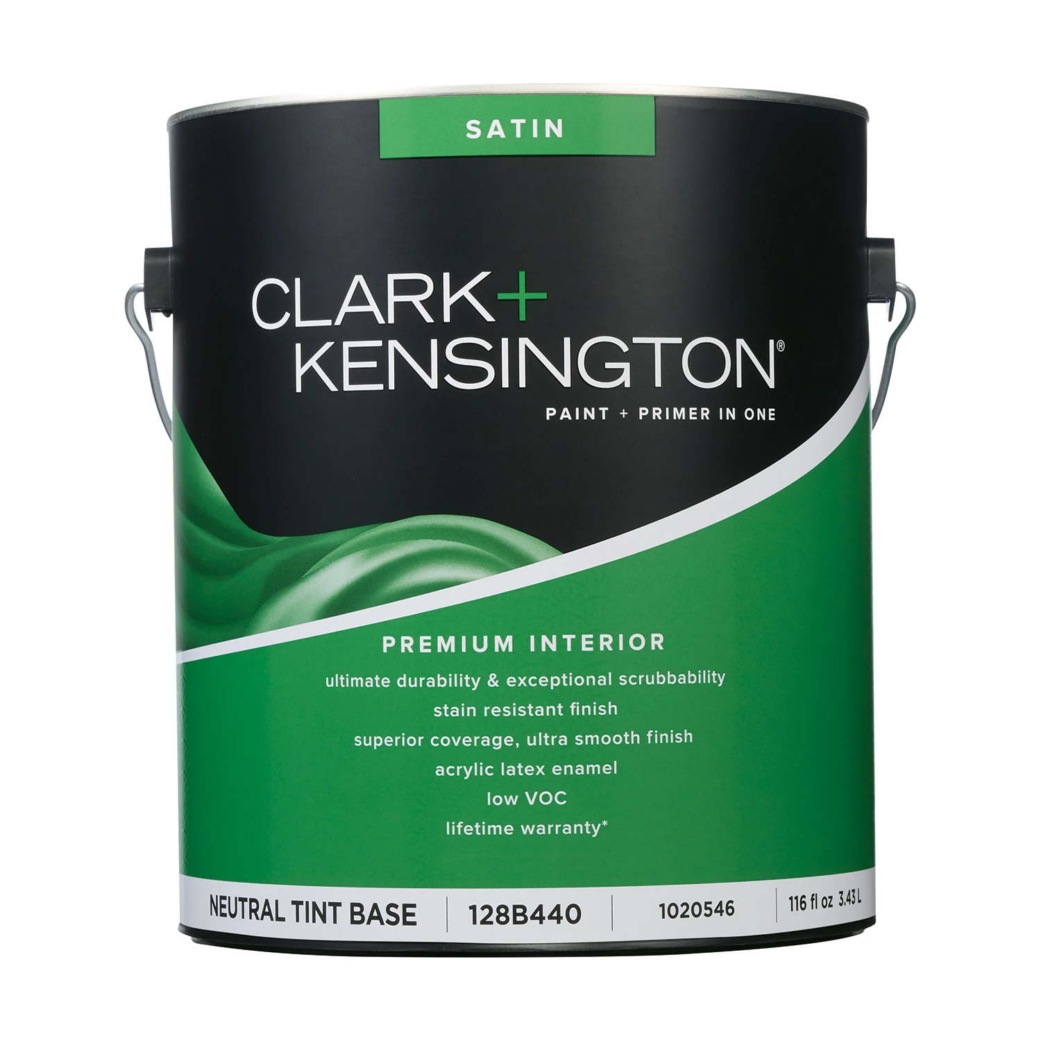 Clark+kensington Satin Tint Base Premium Interior Paint And Primer 1 Gallon