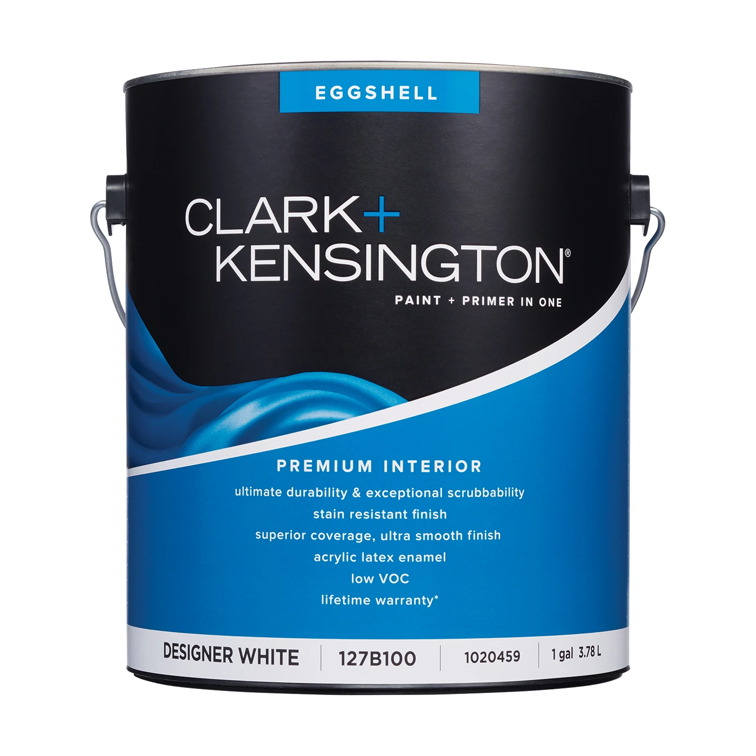 Eggshell Designer White Premium Interior Paint And Primer 1 Gallon