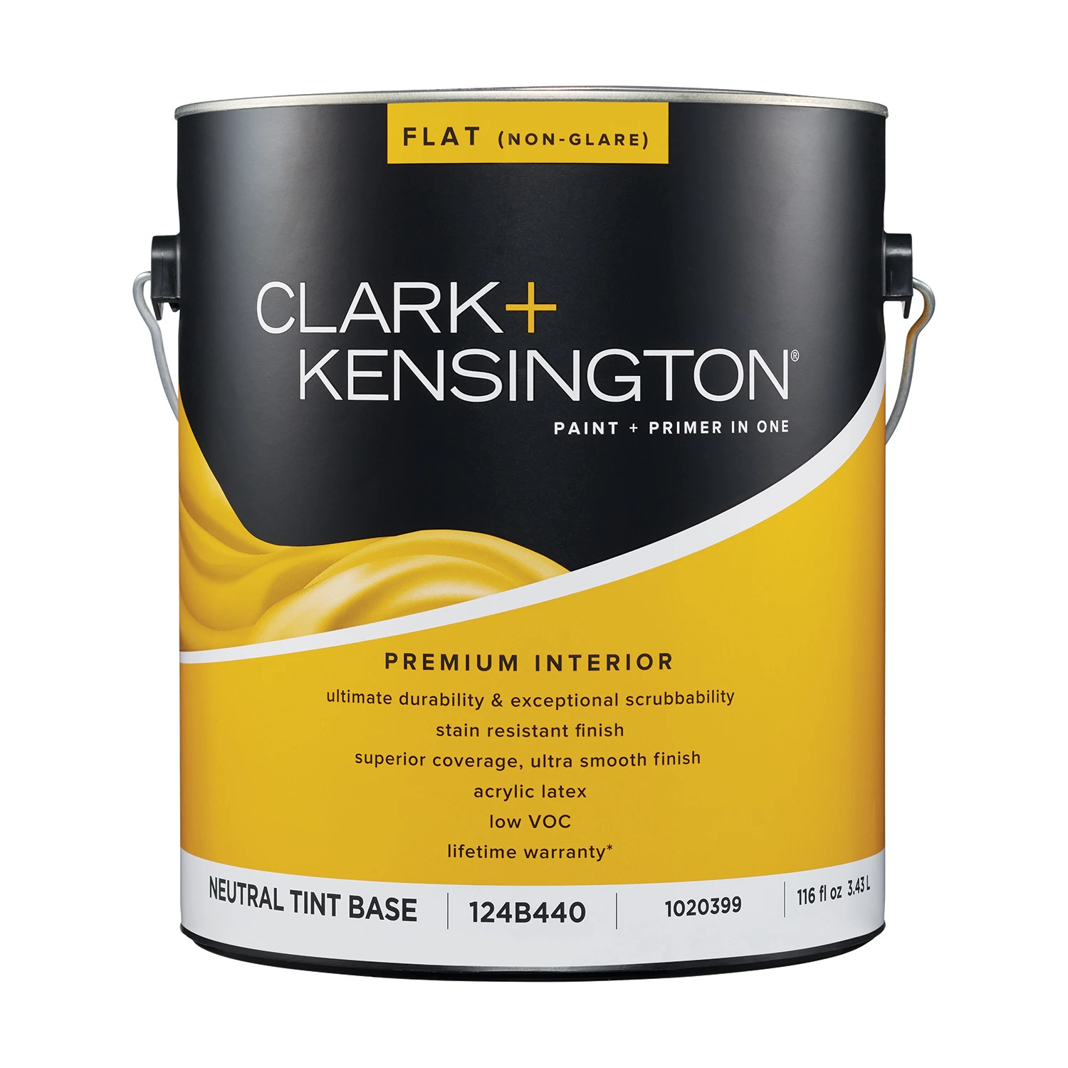 Premium Flat Tint Base Interior Paint And Primer 1 Gallon