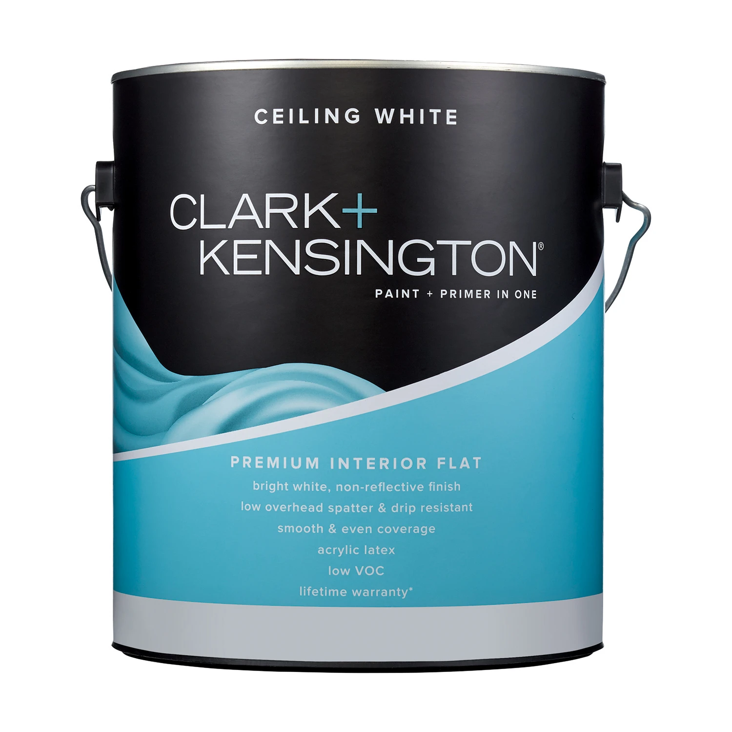 Clark+kensington Flat White Ceiling Paint & Primer Interior 1 Gallon
