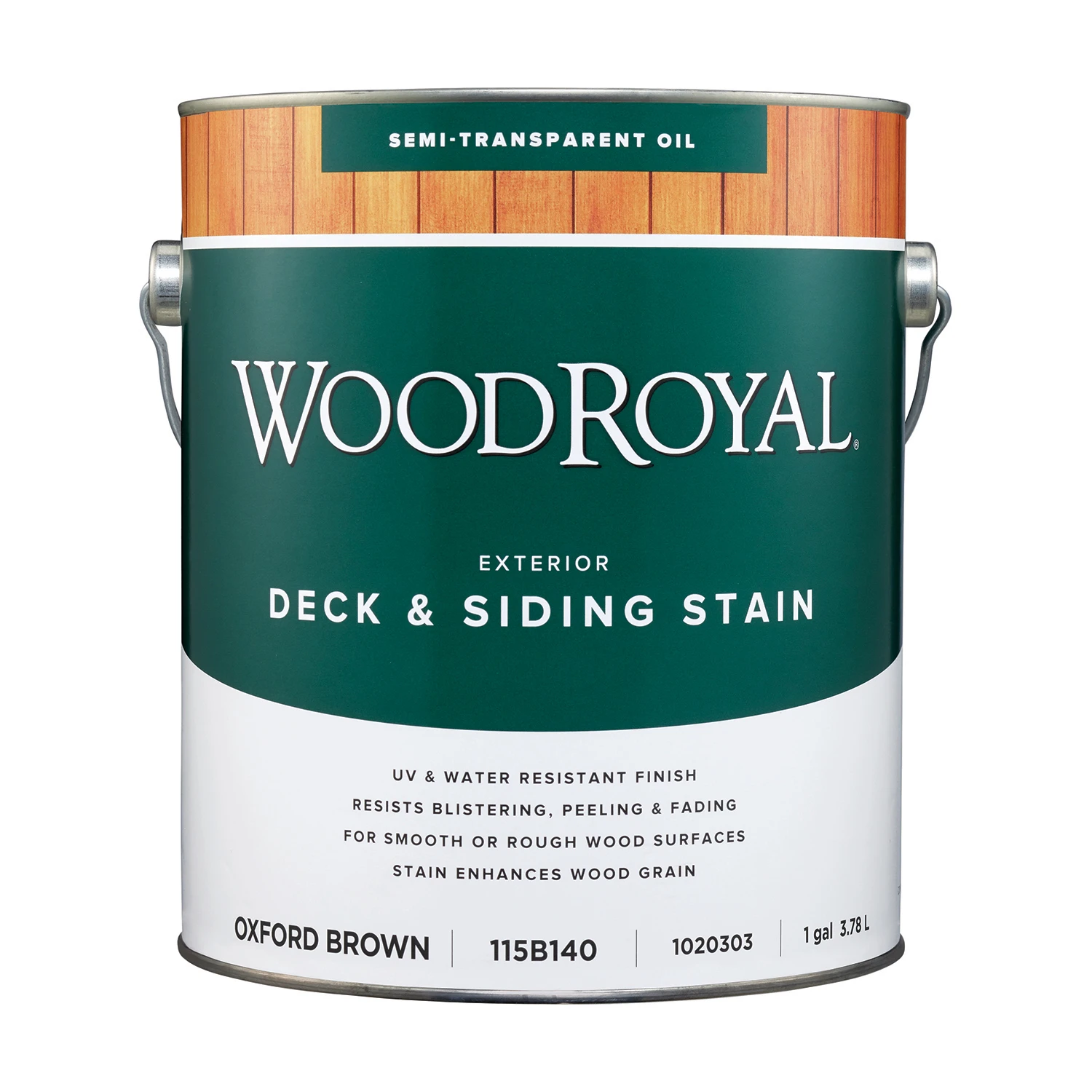 Wood Royal Semi-transparent Oxford Brown Oil-based Deck And Siding Stain 1 Gallon
