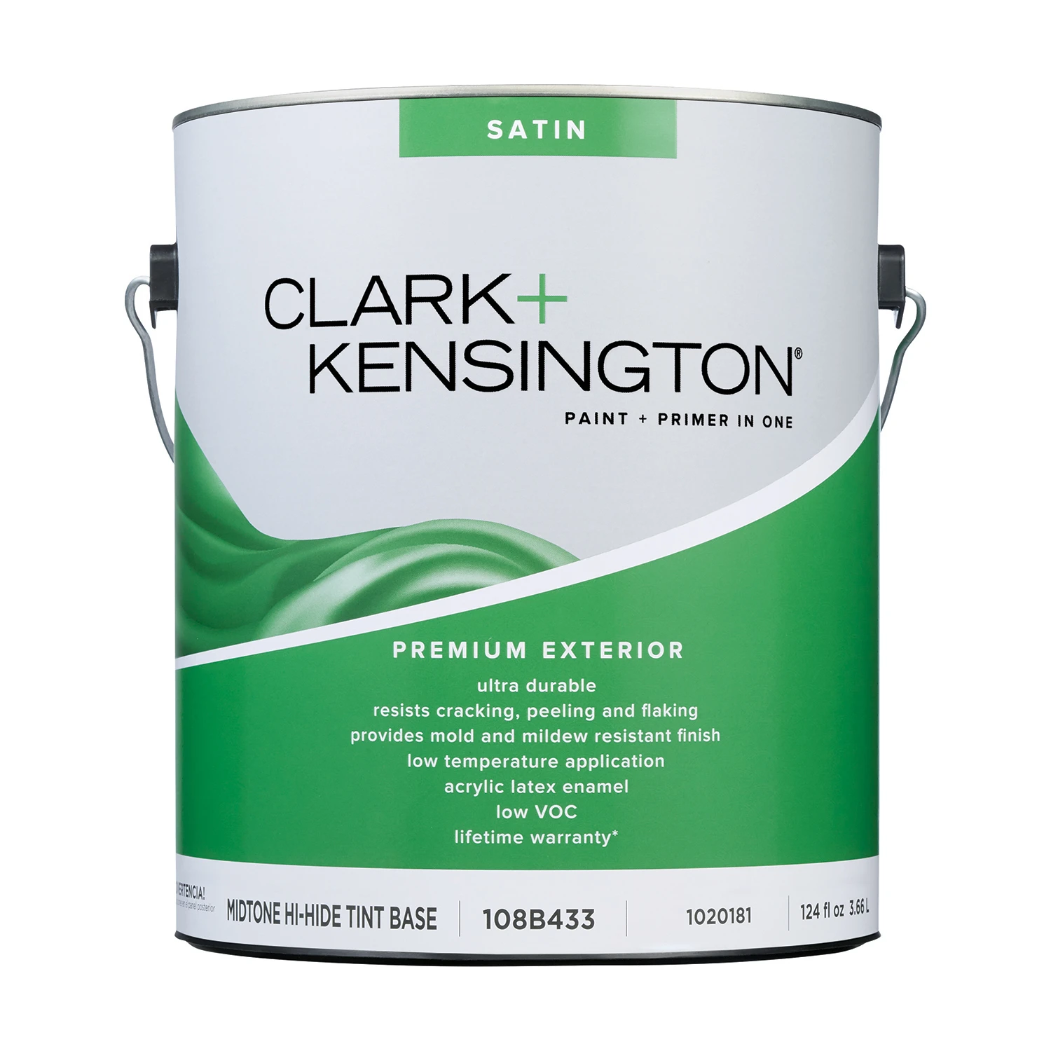 Satin Mid-tone Base Premium Exterior Paint + Primer 1 Gallon