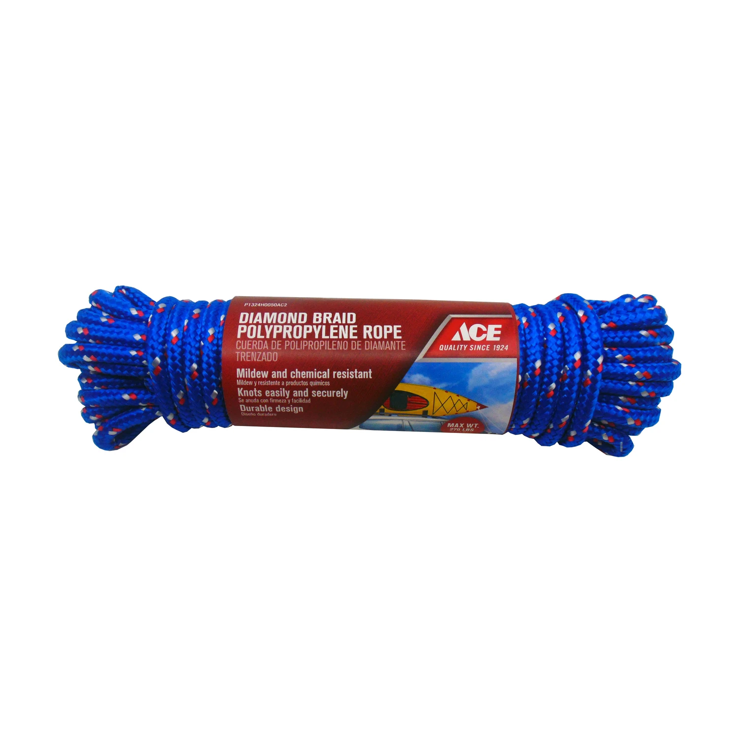 DB POLYPRO ROPE 3/8"X50'