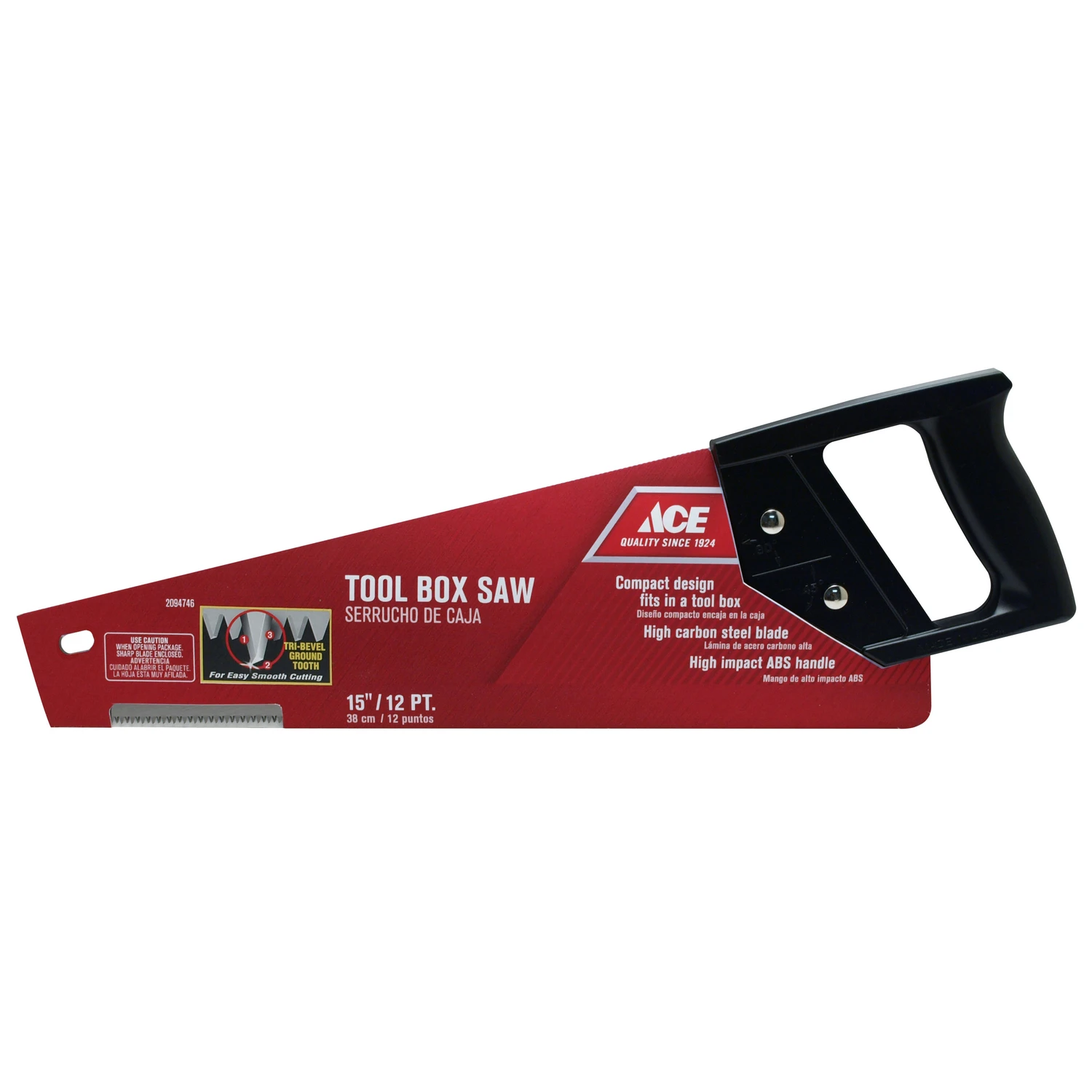 ACE TOOLBOX SAW 15" 12PT