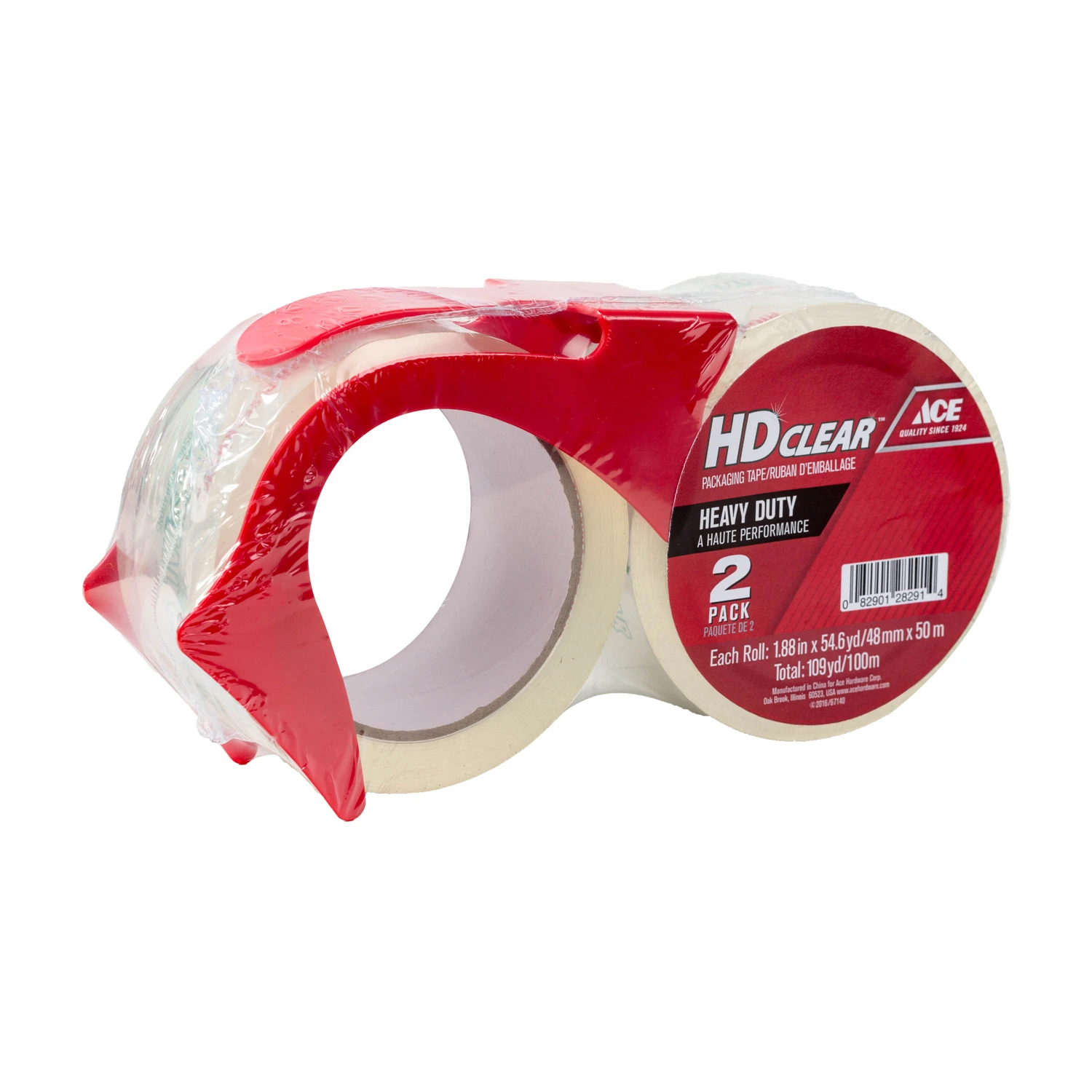 Heavy Duty Clear Packaging Tape 1.88 In. W X 54.6 Yd. L