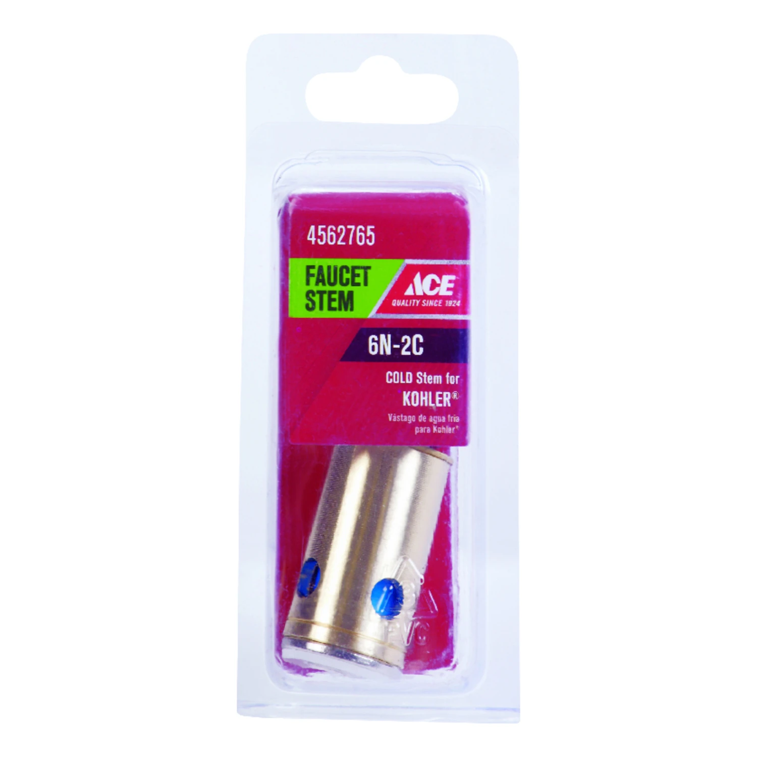 6n-2c Cold Faucet Stem For Kohler Faucets - Durable Brass Construction