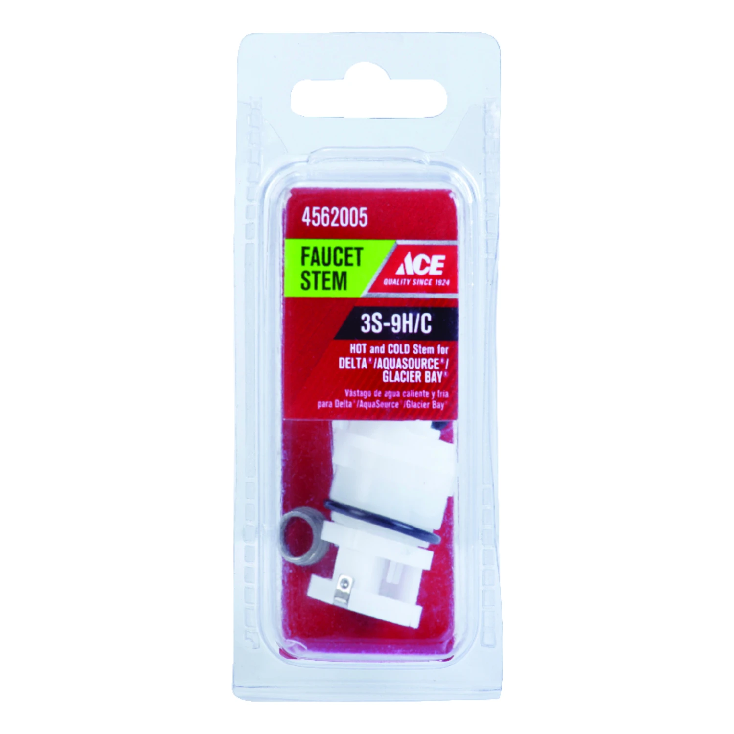 3s-9h/c Hot And Cold Faucet Stem For Delta And Glacier Bay Faucets