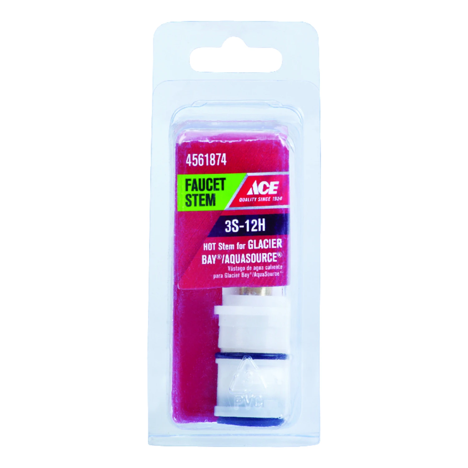 3s-12h Hot Faucet Stem For Glacier Bay And Aquasource Faucets