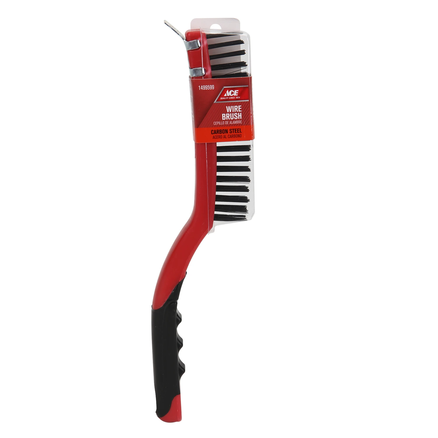 3 In. W X 13.5 In. L Carbon Steel Wire Brush With Scraper Sb319-a