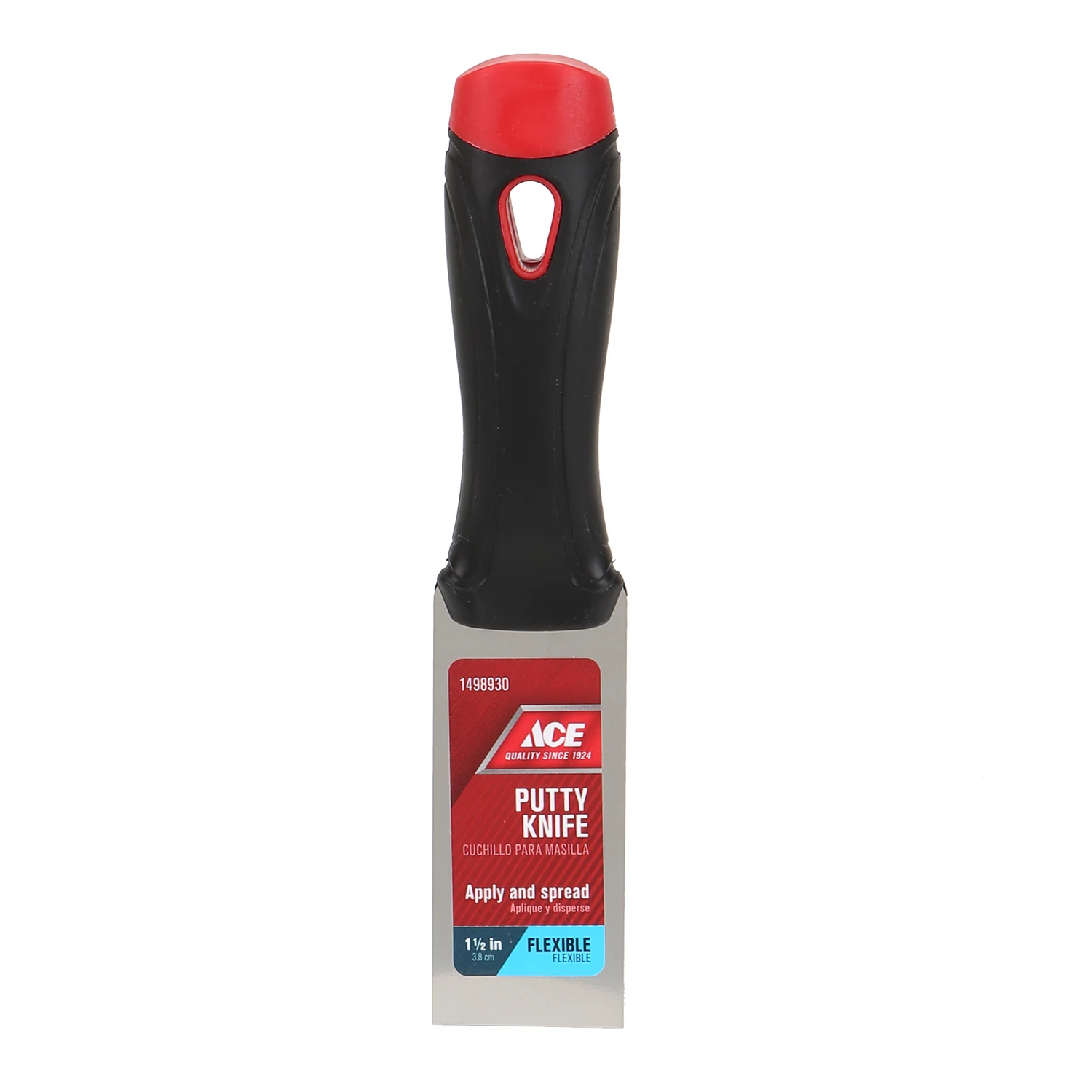 1.5 In. W Carbon Steel Flexible Putty Knife For Spackling And Adhesive Application