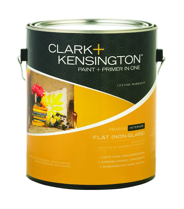 Flat Ultra White Base Acrylic Latex Paint And Primer 1 Gallon