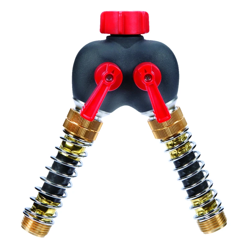Plastic Threaded Male Flexible Hose 2-way Shut-off Valve Model 314sa