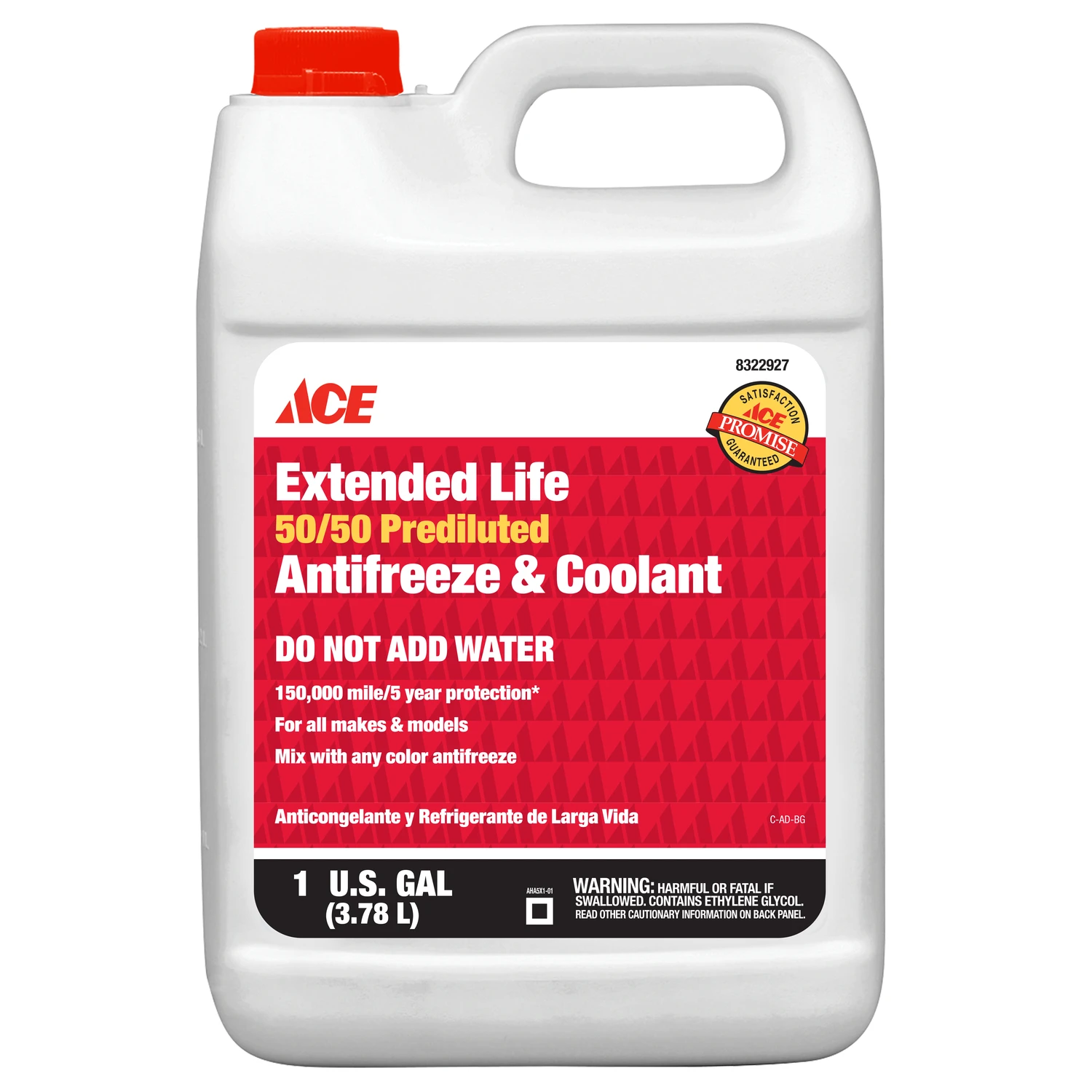 50/50 Antifreeze/coolant 1 Gallon - Maximum Protection For All Vehicles