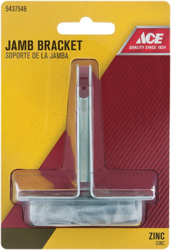 Silver Aluminum Steel Jamb Bracket For Door Repair - 1 Piece