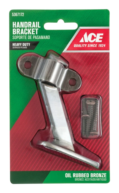 Bronze Heavy Duty Handrail Bracket 3-3/4 In. Length For Secure Installation