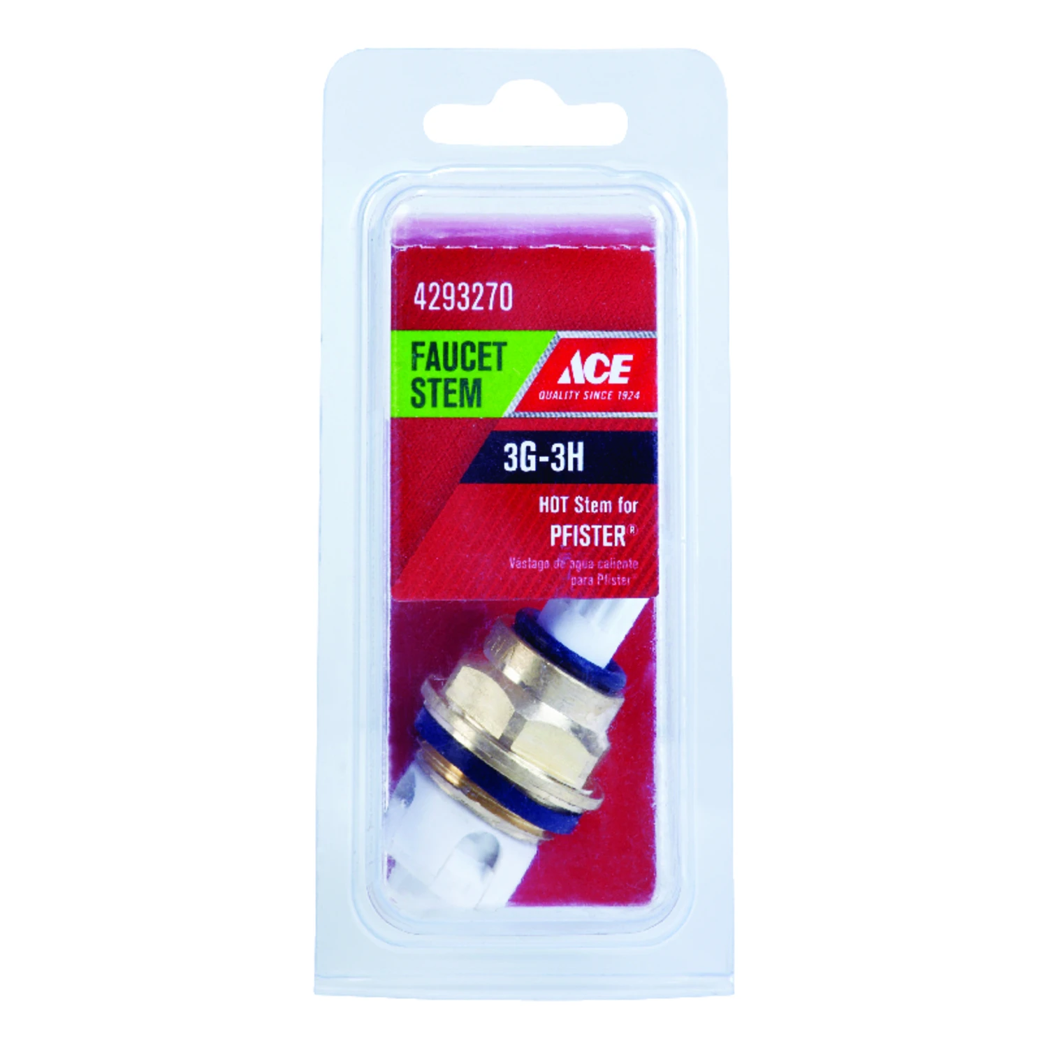 3g-3h Hot Faucet Stem For Price Pfister Faucets - Durable Brass Construction