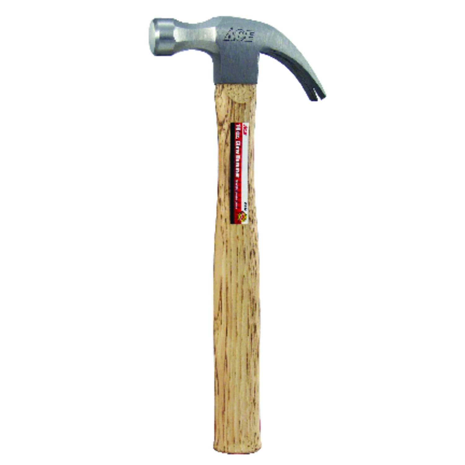 16 Oz Claw Hammer With Forged Steel Head And Hickory Handle - 12.95 In Length