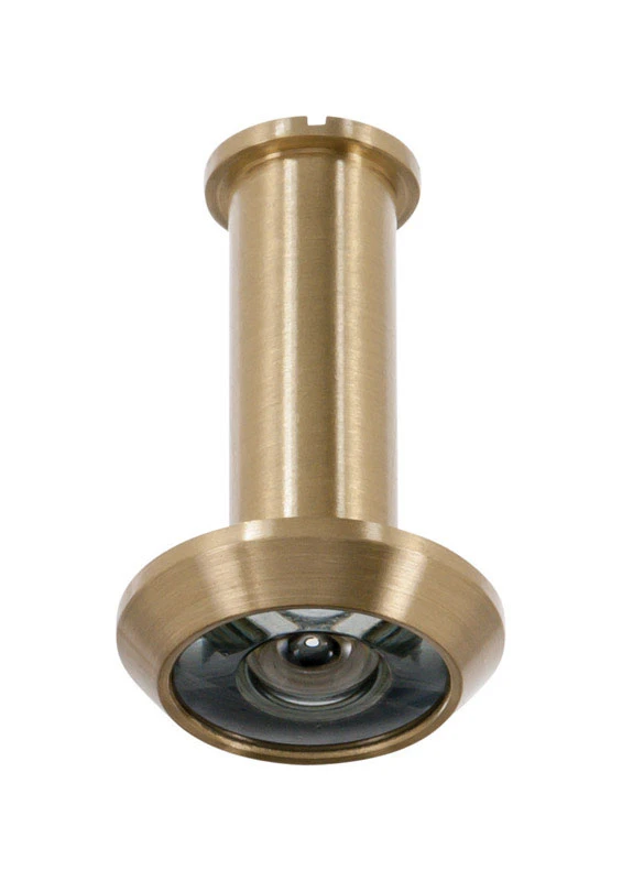 0.5 In. Diameter 200 Degree Bright Brass Door Viewer For Enhanced Security