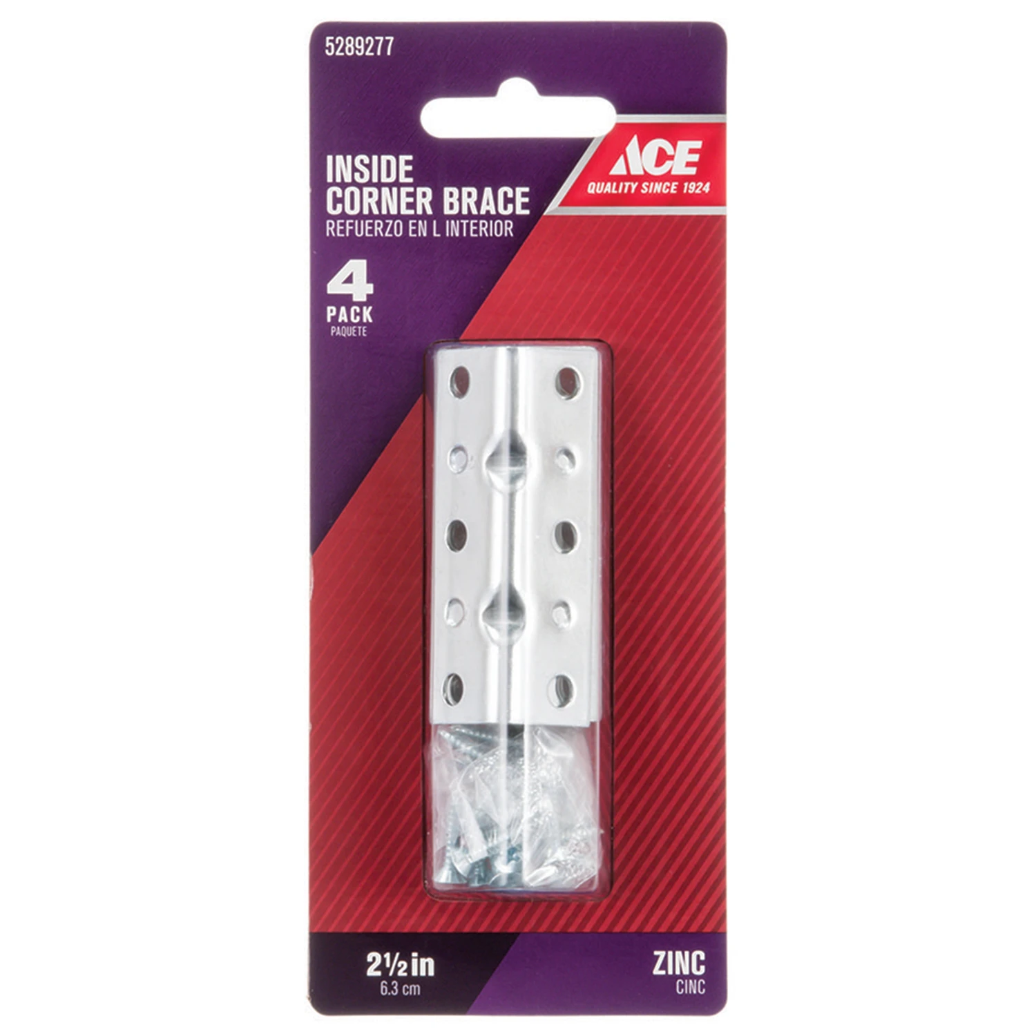 CORNER BRACE IN 2-1/2"ZN