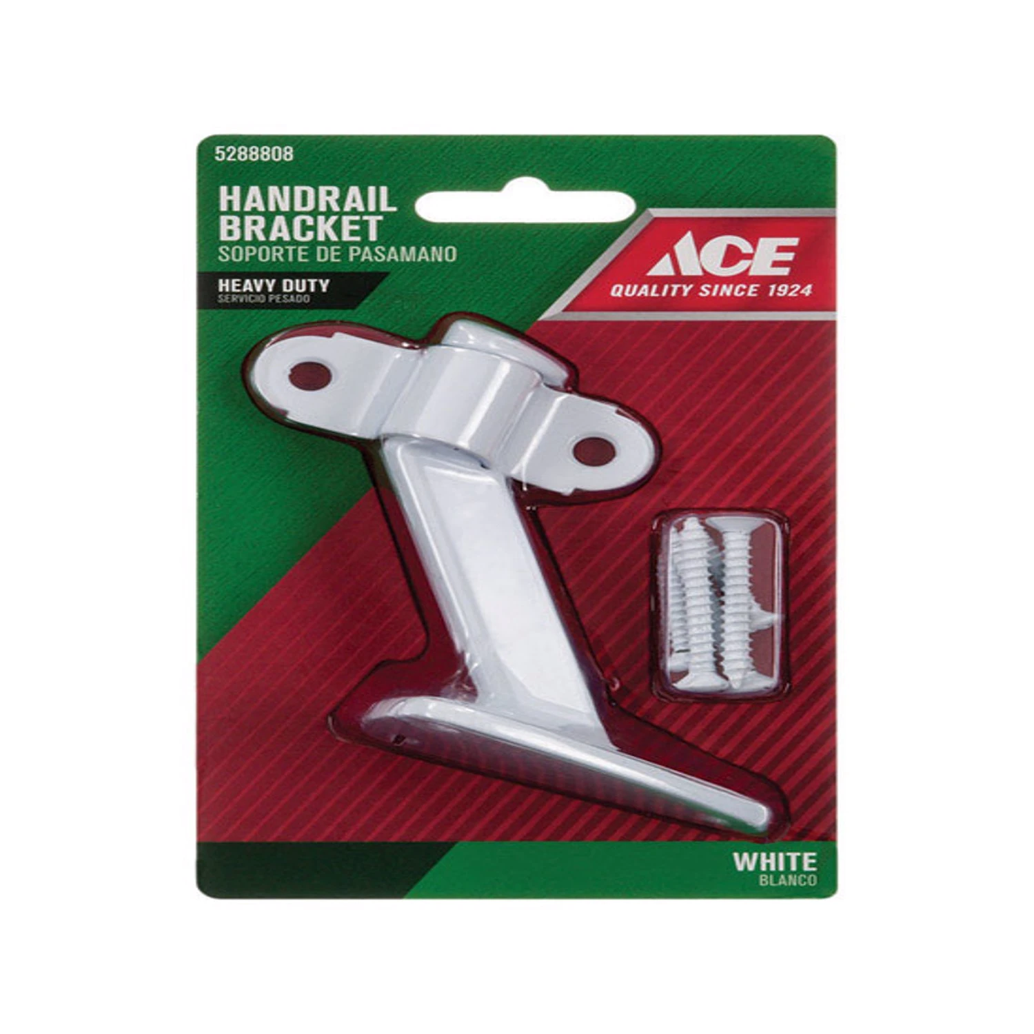 White Steel Heavy Duty Hand Rail Bracket For Secure Wood Railings