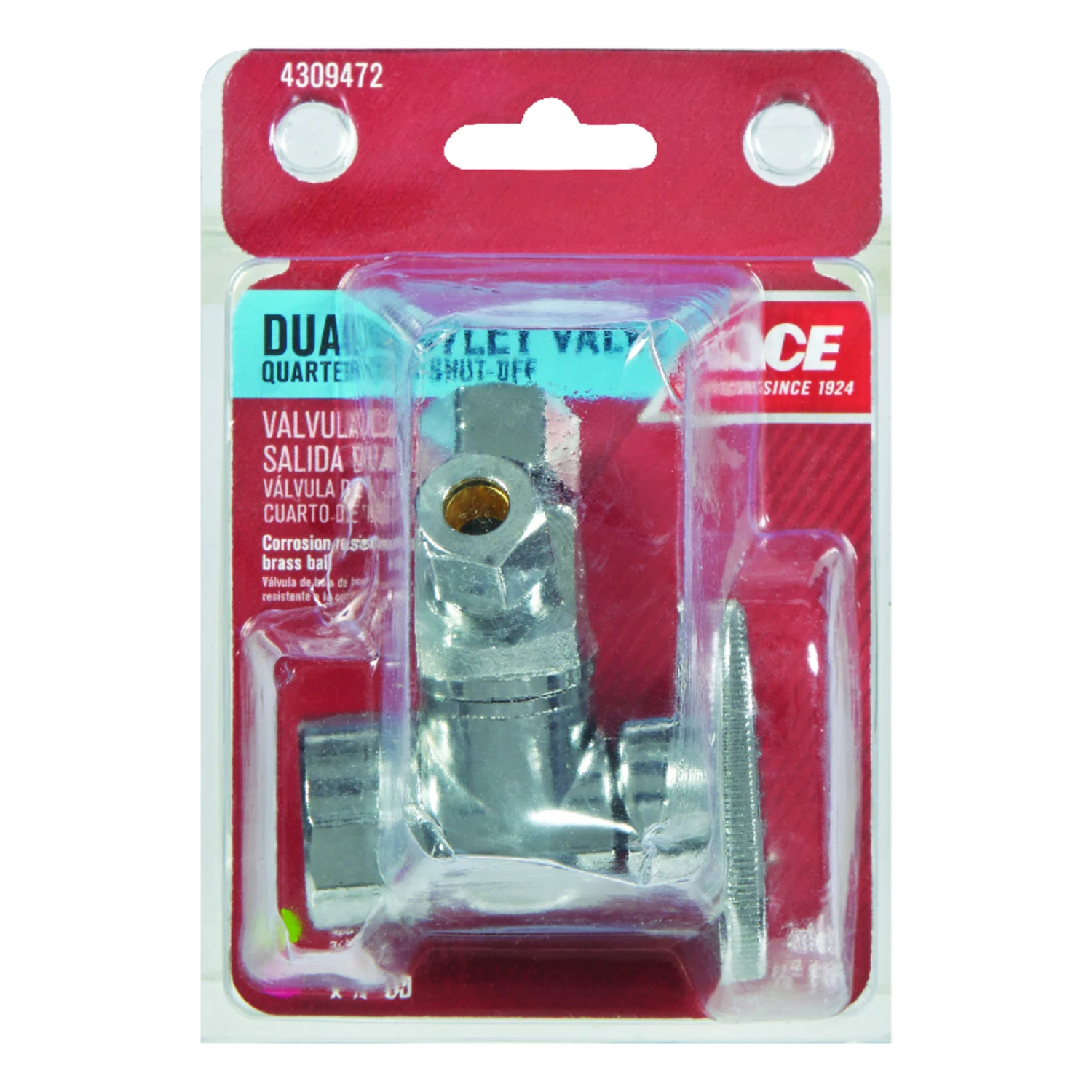 Fip Compression Brass Dual Shut-off Valve With PTFE Seats