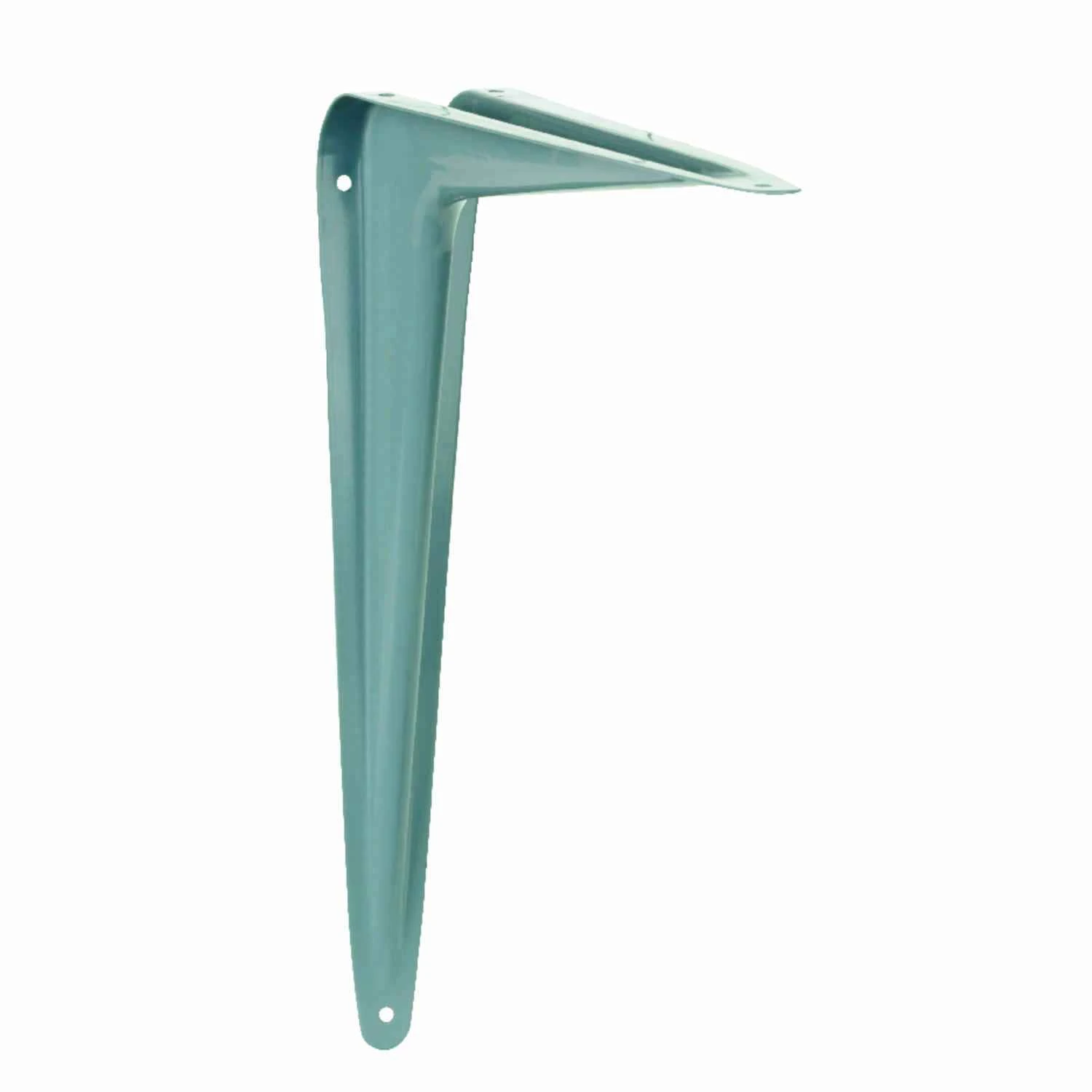 Gray Steel Shelf Support Bracket 10 In. Long 100 Lb. Capacity