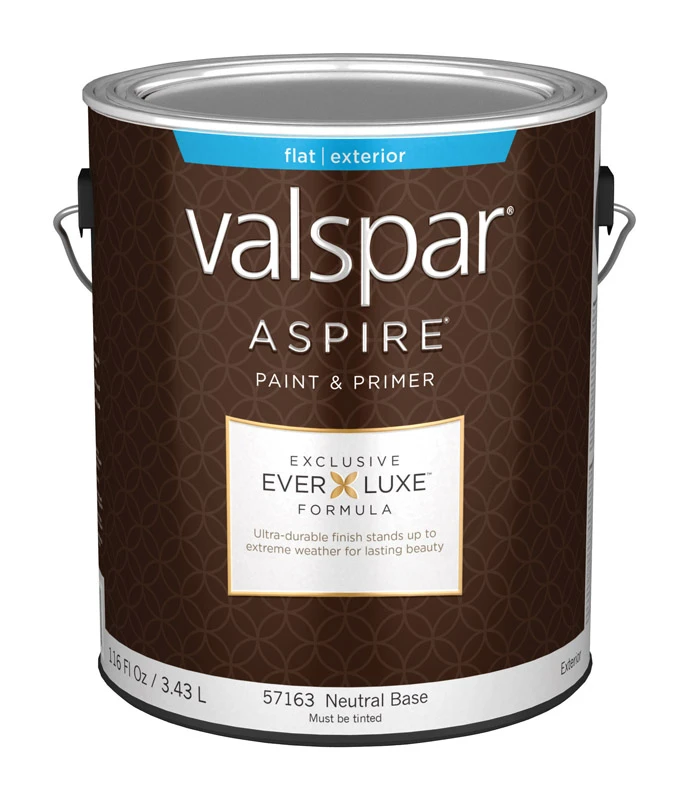 Aspire Flat Tintable Neutral Base Acrylic Latex Paint And Primer 1 Gallon