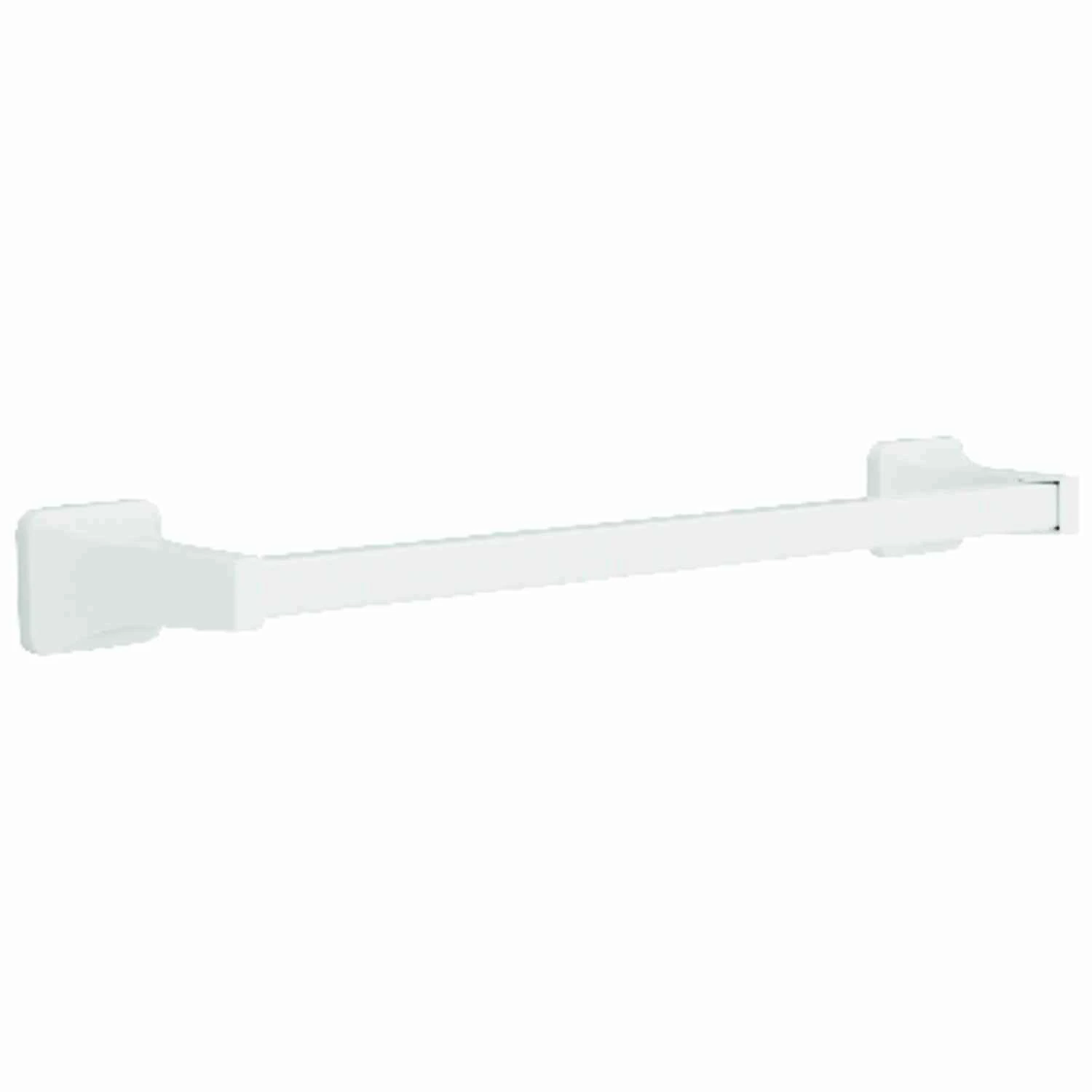 Futura White Towel Bar 20.24 In. L Die Cast Zinc For Bathroom