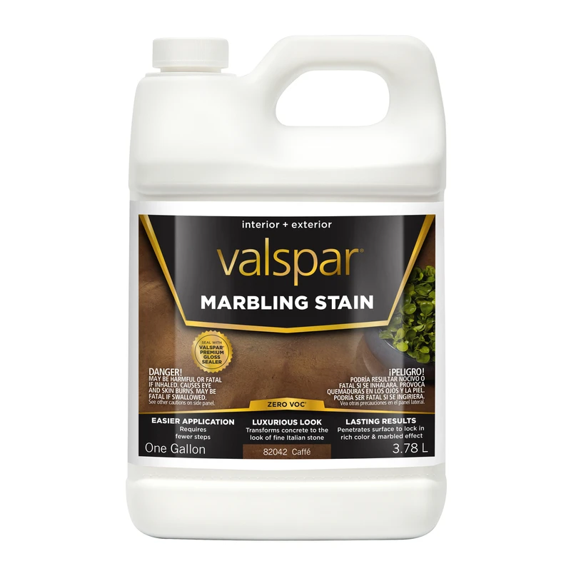 Transparent Cafe Resin Marbling Stain 1 Gallon - Decorative Concrete Finish