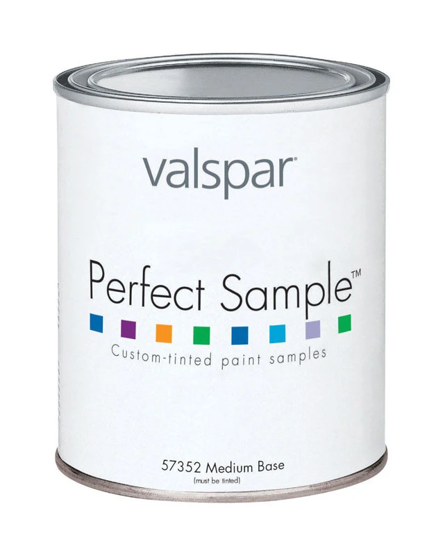 Perfect Sample Satin Tintable Medium Base Acrylic Latex Paint Sample 1 Pint