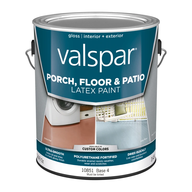 Gloss Clear Base 4 Latex Porch, Floor & Patio Paint 1 Gallon
