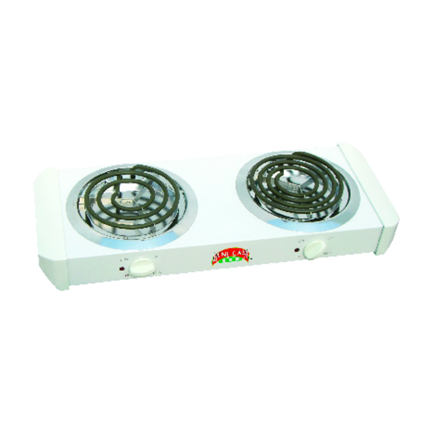 2 Burner Electric Buffet Range With Dual Temperature Controls And Stainless Steel Design
