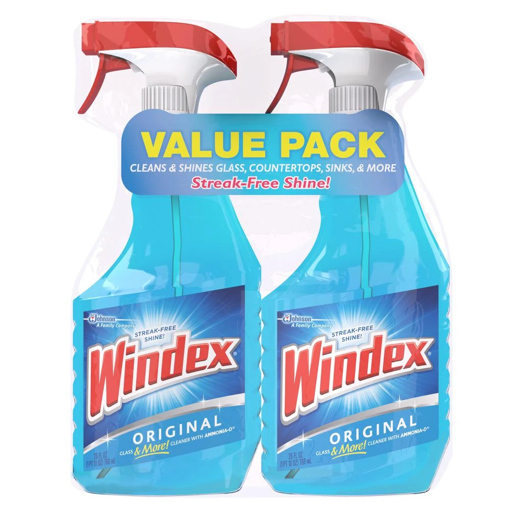 26 Oz. Glass Cleaner Twin Pack - Streak-free Shine