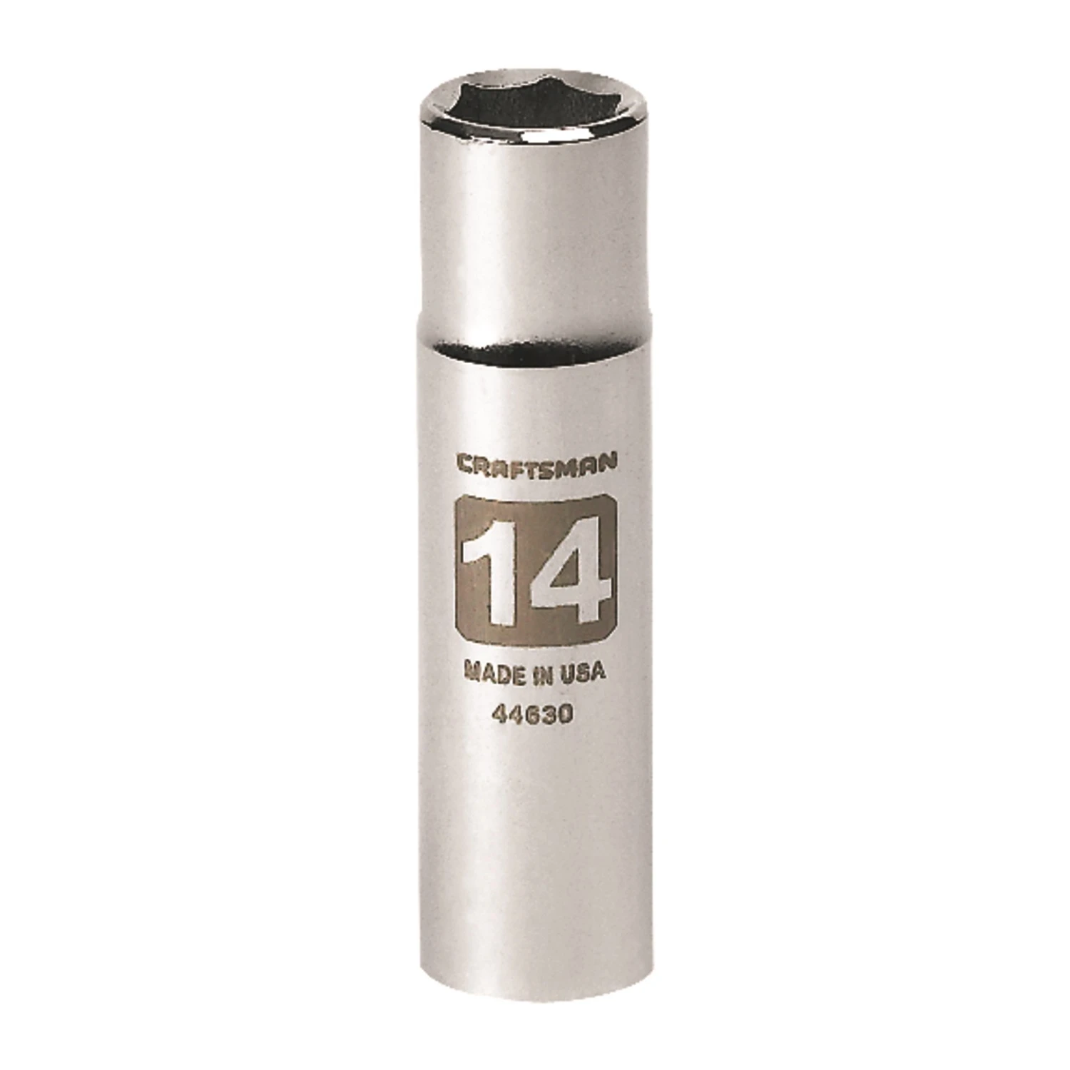 14 Mm X 1/2 In. Drive Metric 6 Point Deep Socket - Single Piece