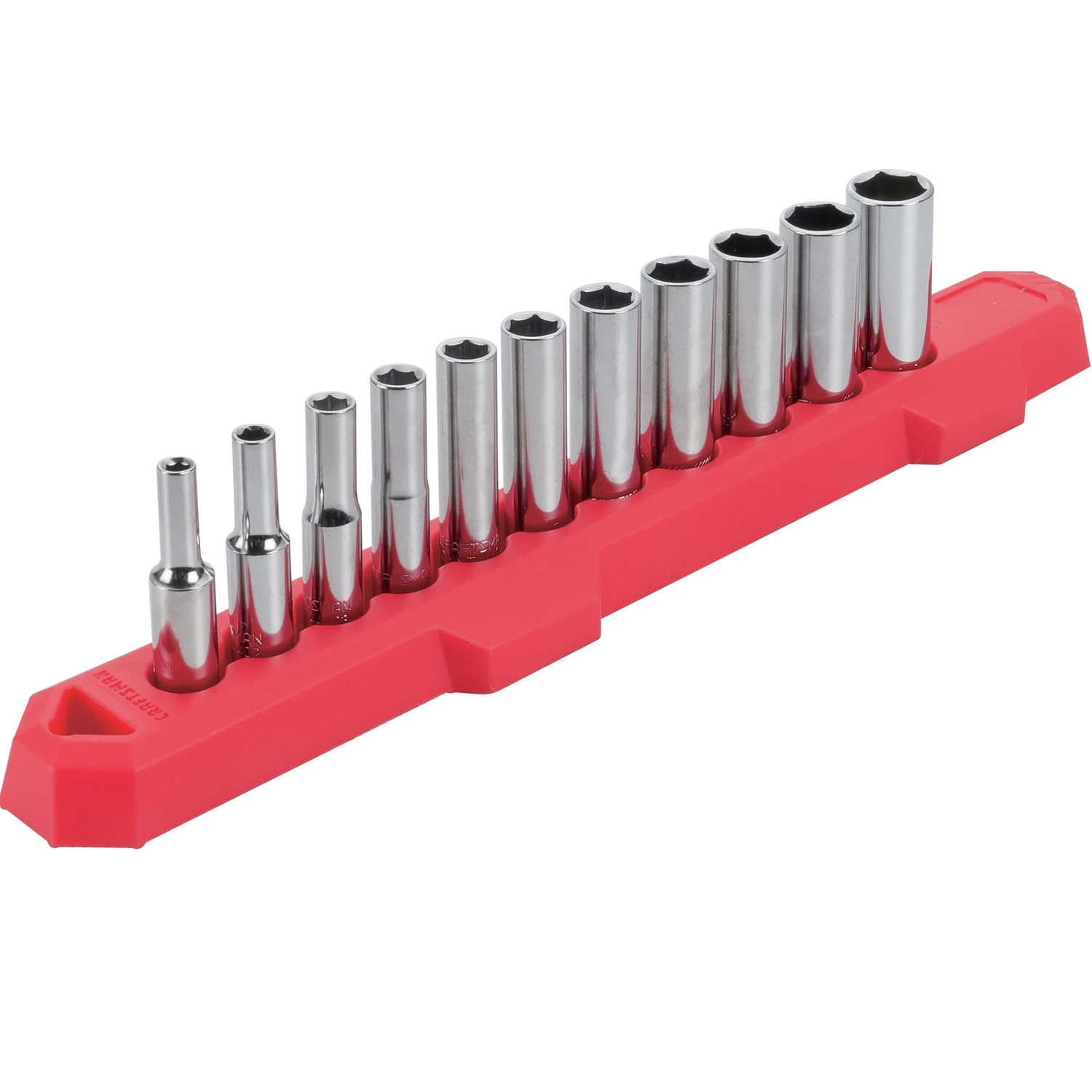 11 Piece Metric 1/4 In Drive 6 Point Deep Socket Set