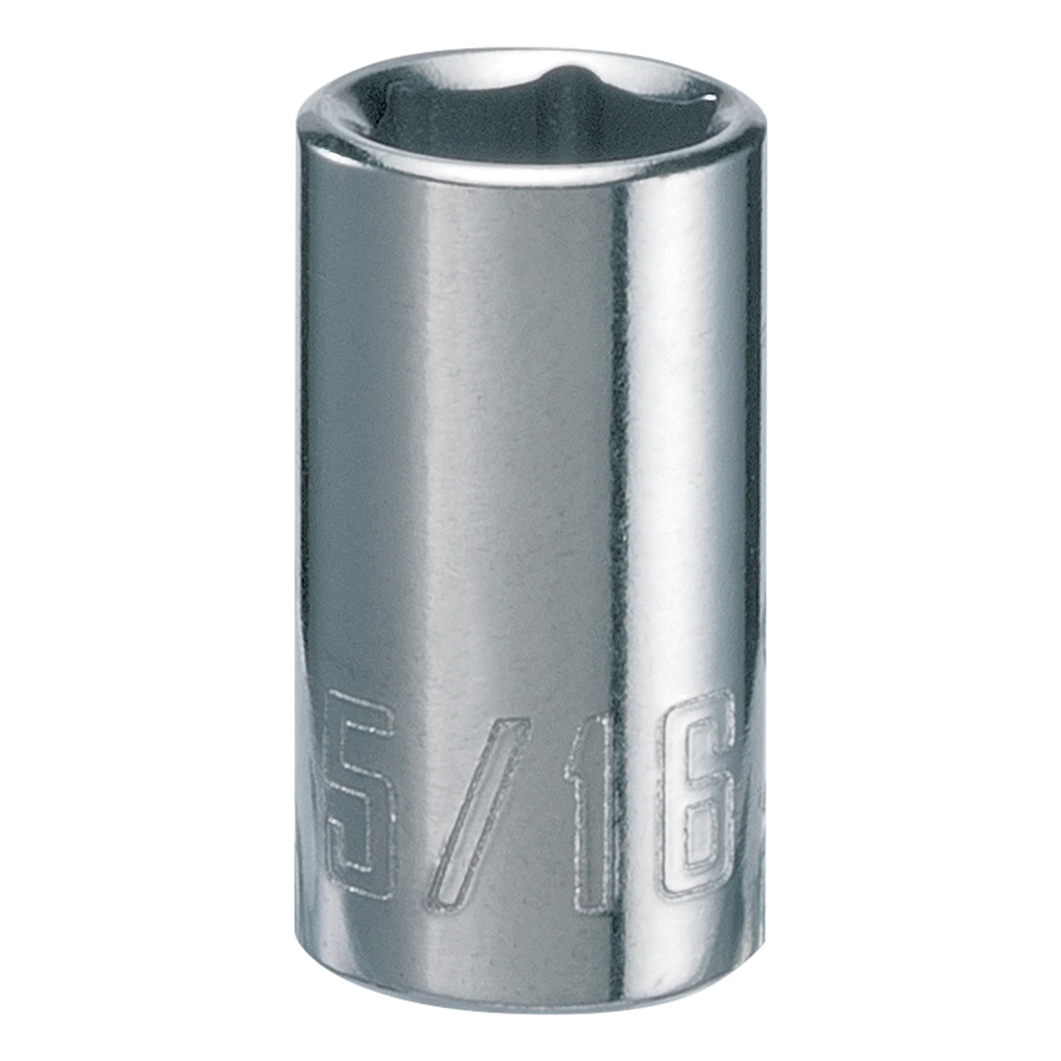 5/16 In. X 1/4 In. Drive Sae 6 Point Standard Shallow Socket