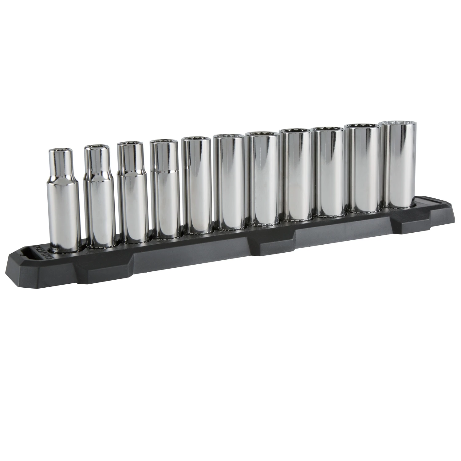1/2 In. Drive Sae 12 Point Deep Socket Set - 11 Pieces