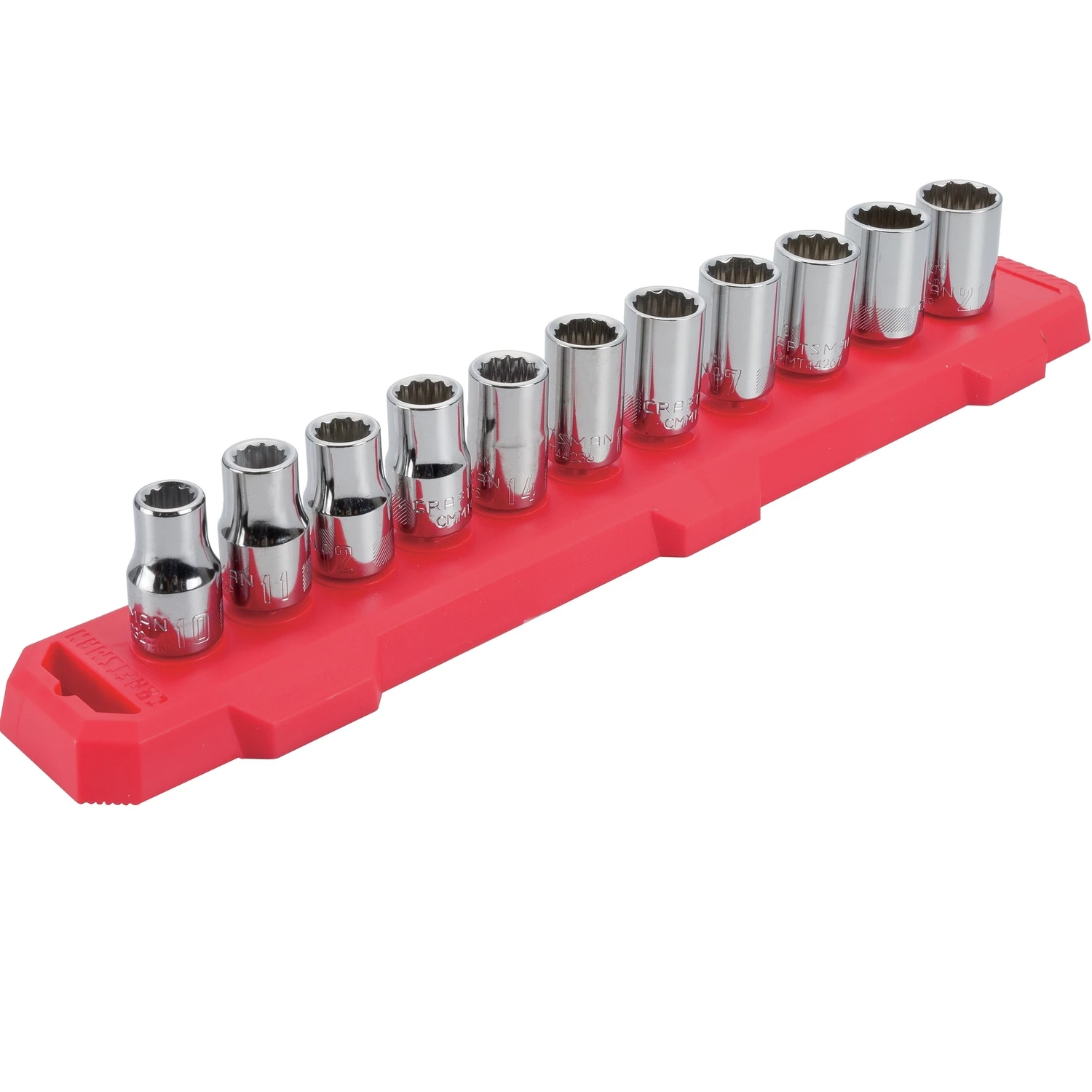 1/2 In. Drive Metric 12 Point Socket Set - 11 Pieces
