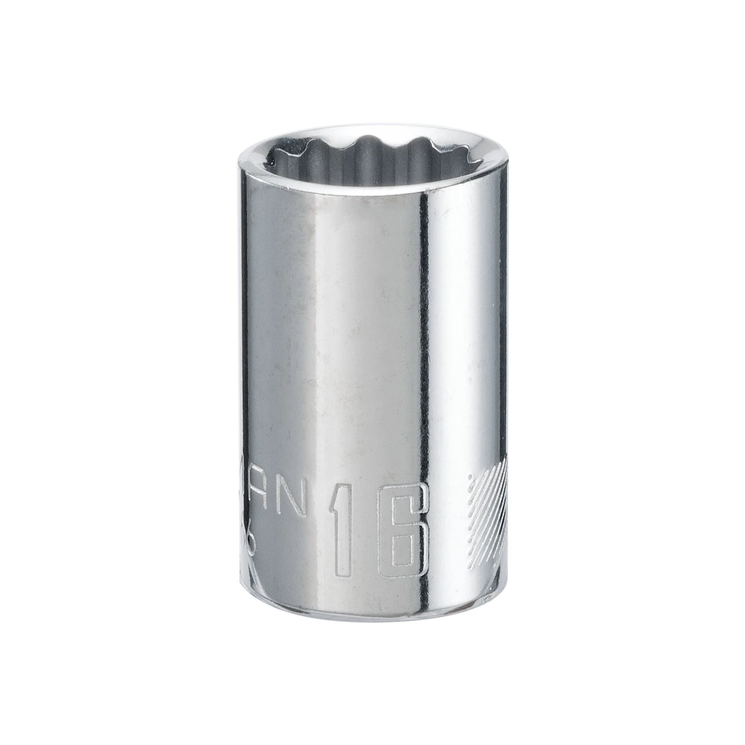 16mm X 1/2 In. Drive Metric 12 Point Standard Socket