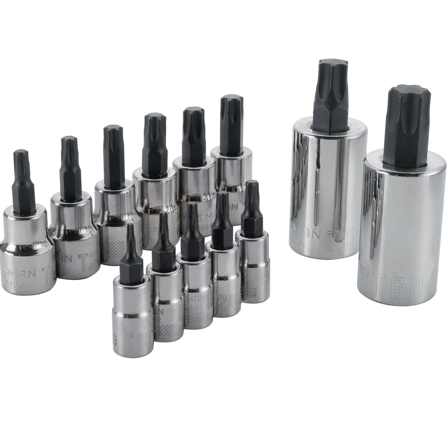 13-piece Torx Bit Socket Set With 1/4 And 3/8 Inch Drive