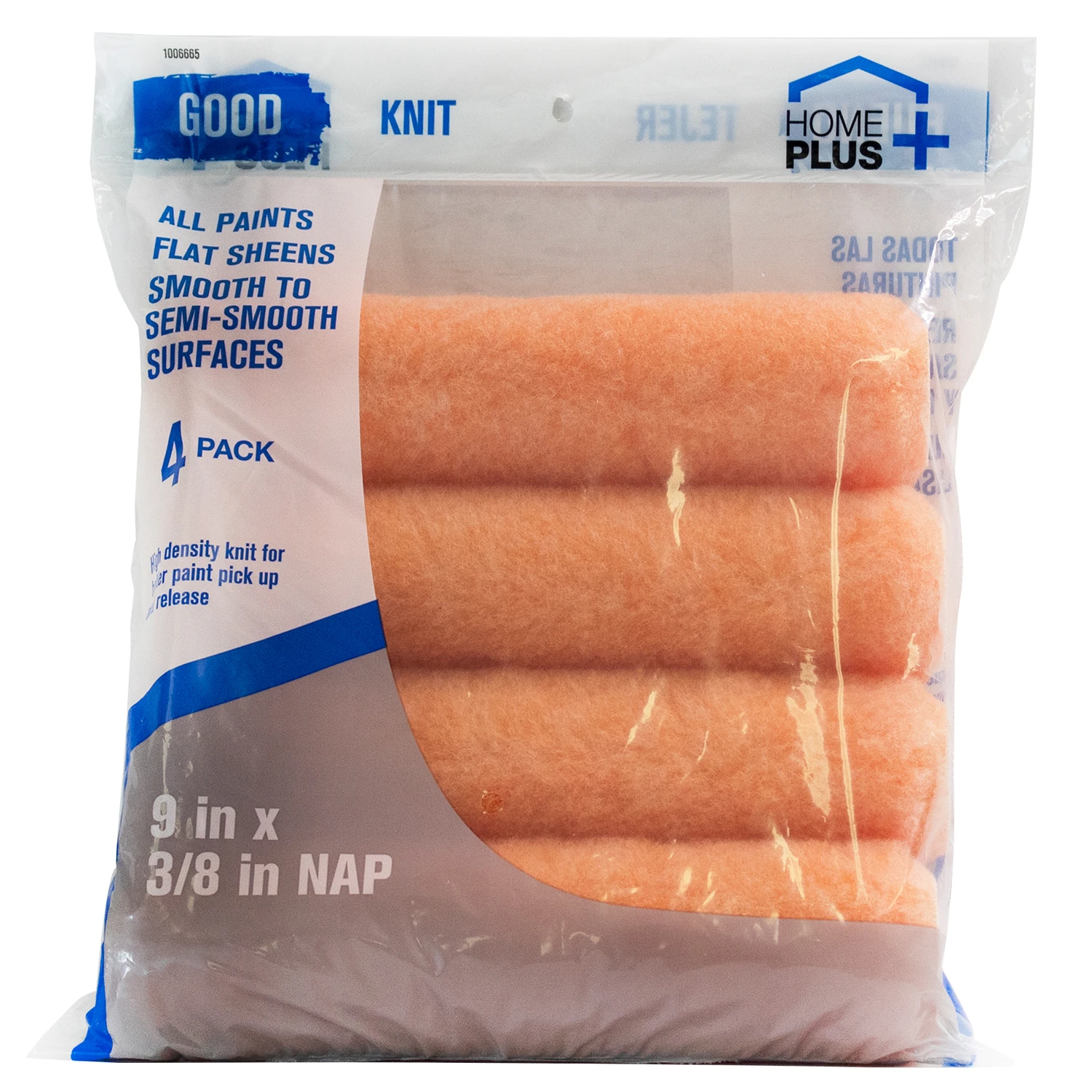 Good Polyester Knit 9 In. W X 3/8 In. Paint Roller Cover 4 Pk - Shed Resistant