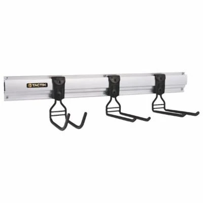 Multi Hook Garage Hang Rail Kit With Multiple Hooks For Efficient Storage