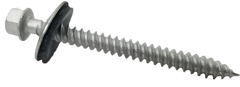 #10 X 2 In. Galvanized Self-drilling Roofing Screws With Epdm Washer (50 Pk)