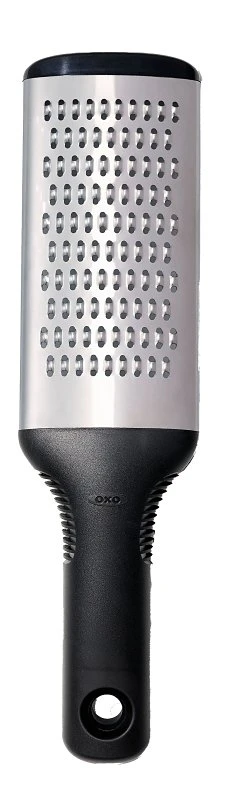 Stainless Steel Grater With Soft Handle And Non-slip Feet