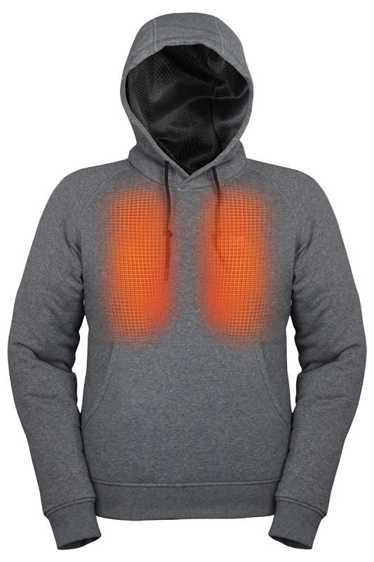 Men's Phase Heated Hoodie - Gray, Xl, 7.4v System, Mobile Warming