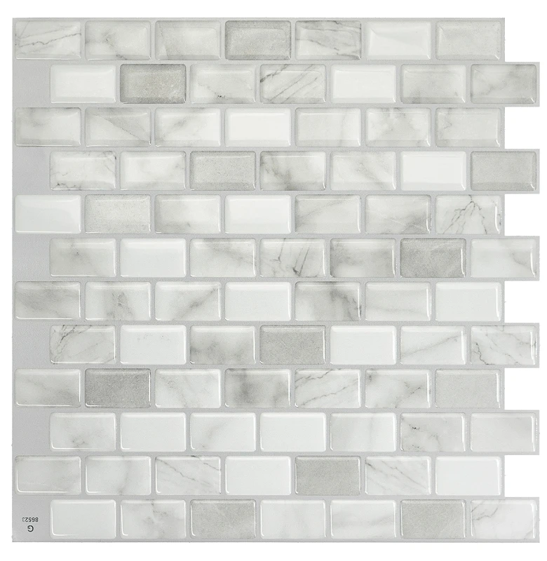 Ravenna Roma Gray Tile Wall - Marbled Effect For Bathroom Decor