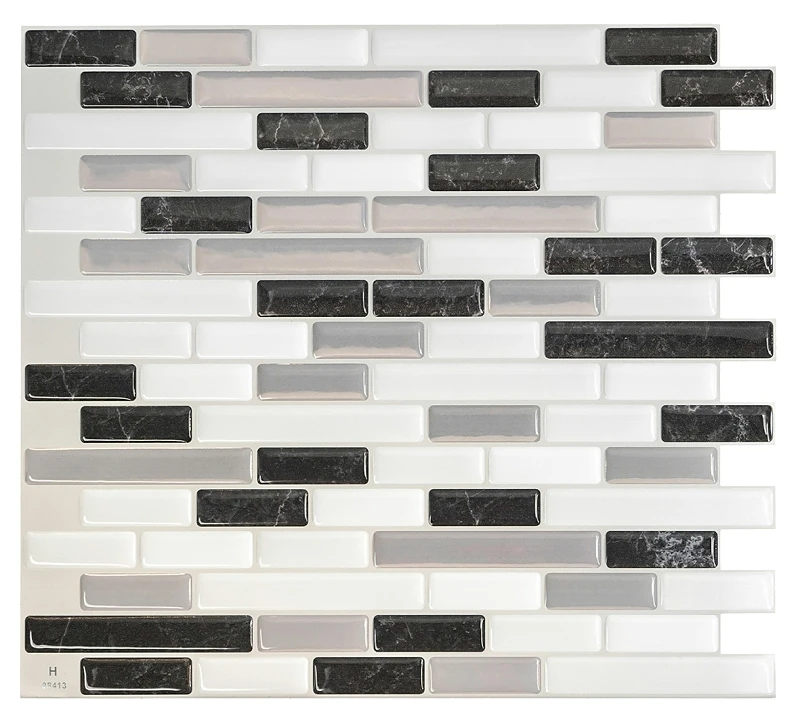 Peel And Stick Muretto Alaska Mosaic Tile For Contemporary Backsplash - Model Sm1057-4
