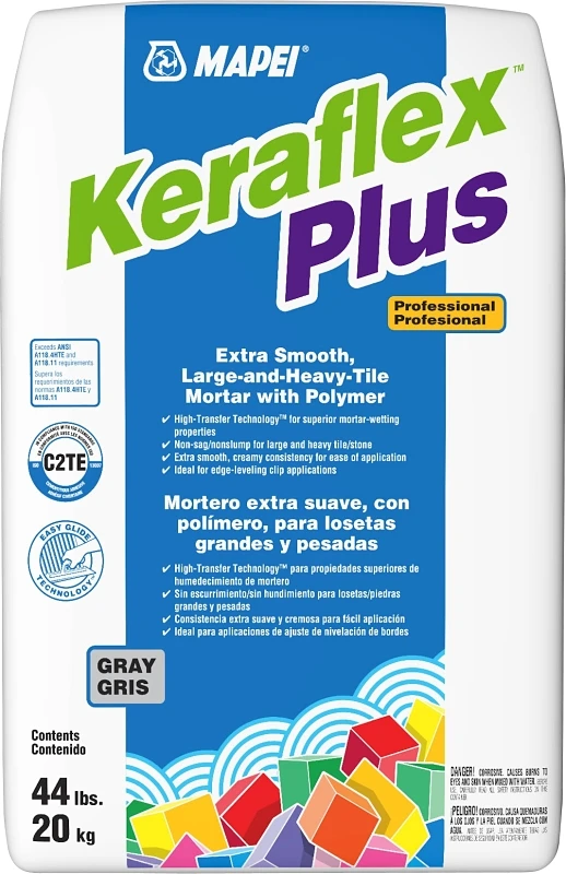 Keraflex Plus Gray Mortar Tile 44 Pound Polymer-modified Thin-set