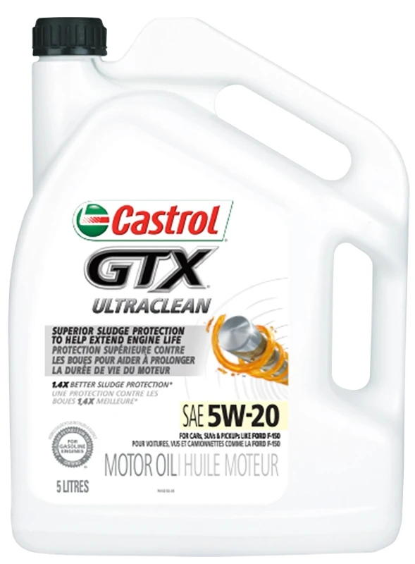 Motor Oil Sae 5w-20 Synthetic 5 Liter Jug For Engine Protection