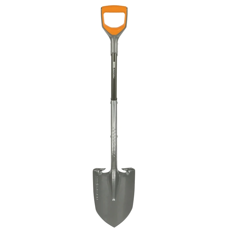 Fiskars Pro Digging Shovel 44 In Steel Blade Aluminum D-handle Soft Grip 397960-1001